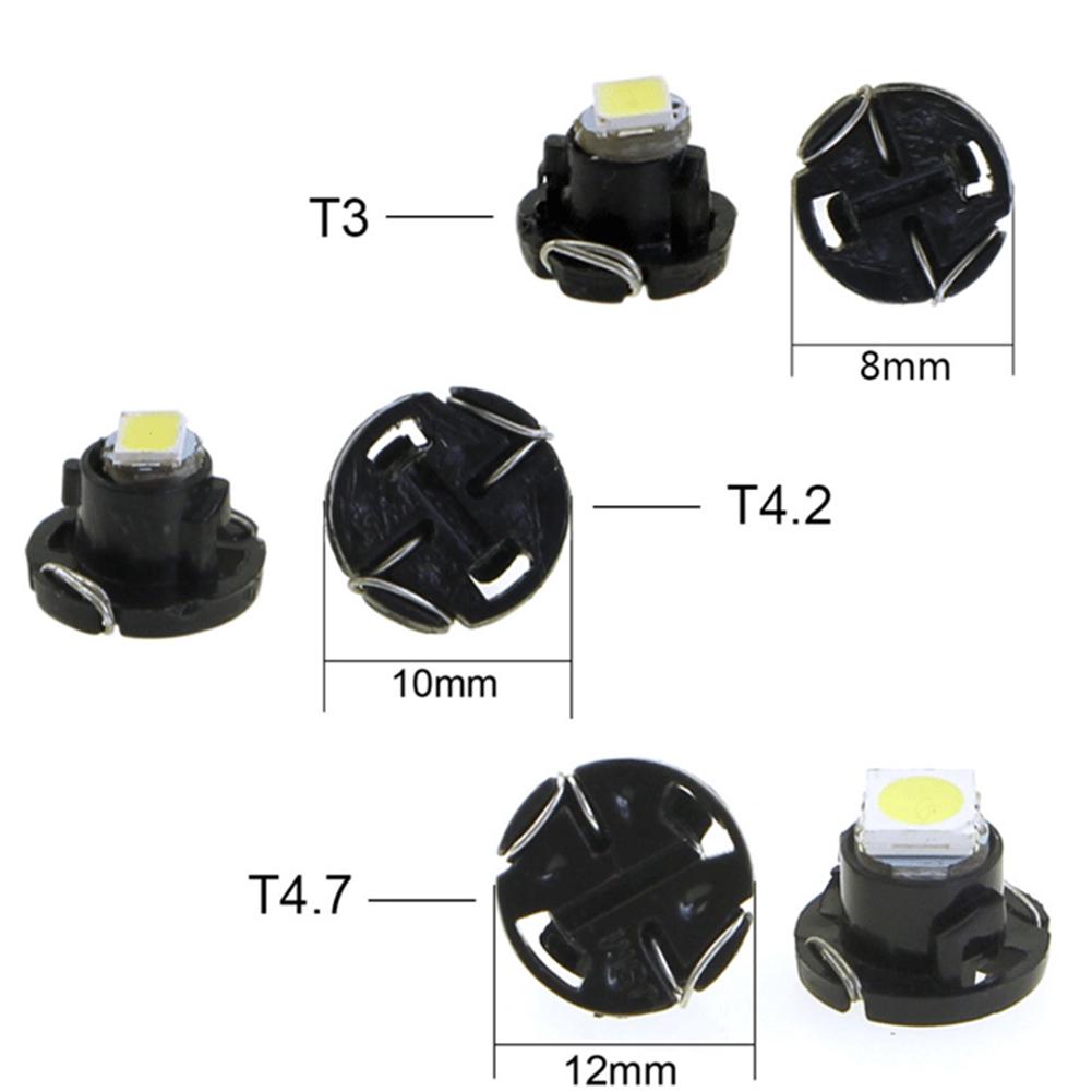 10 Pièces T4.2 12V Ampoule LED Feux de Tableau de Bord de Voiture Lampes de Panneau d'Instruments