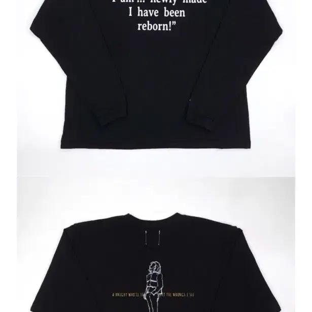 PARK HYO SHIN Laughing Man Long Sleeve T-shirt Black Size 1