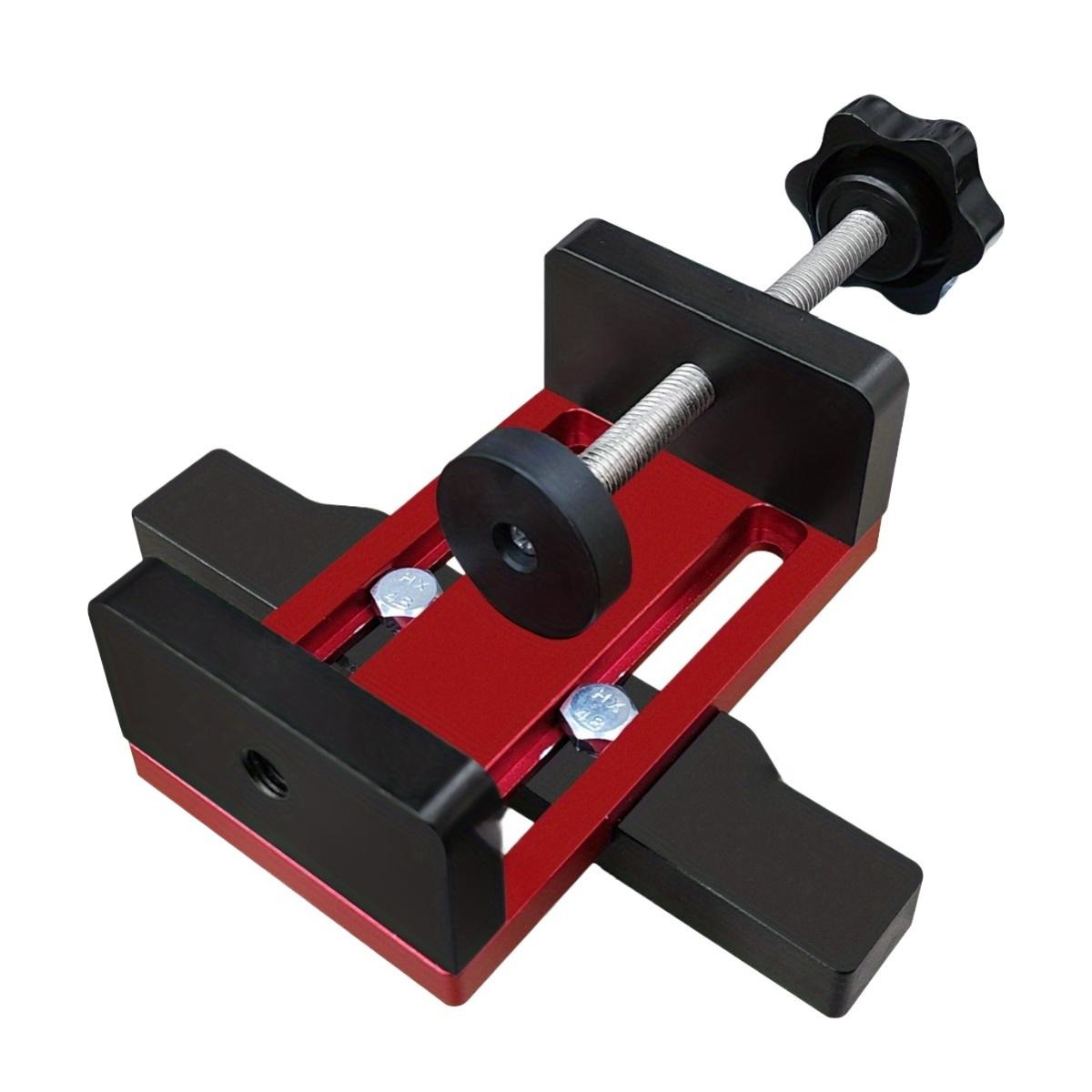 

Adjustable Woodworking Cabinet Door Installation Jig - Precision Measurement Drilling Tool Manual Tool Kit for Home Renovation (Red Black,1pc) червоний колір чорний