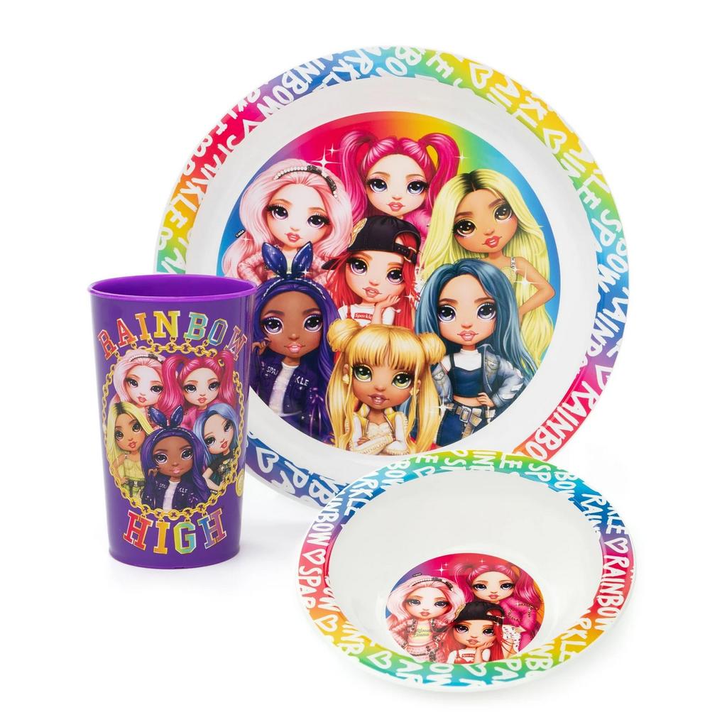 Rainbow High Dolls Tableware Set