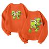 Children's Fashionable Lightweight Long-sleeved Round Neck Pullover With Pockets Printed Pullover