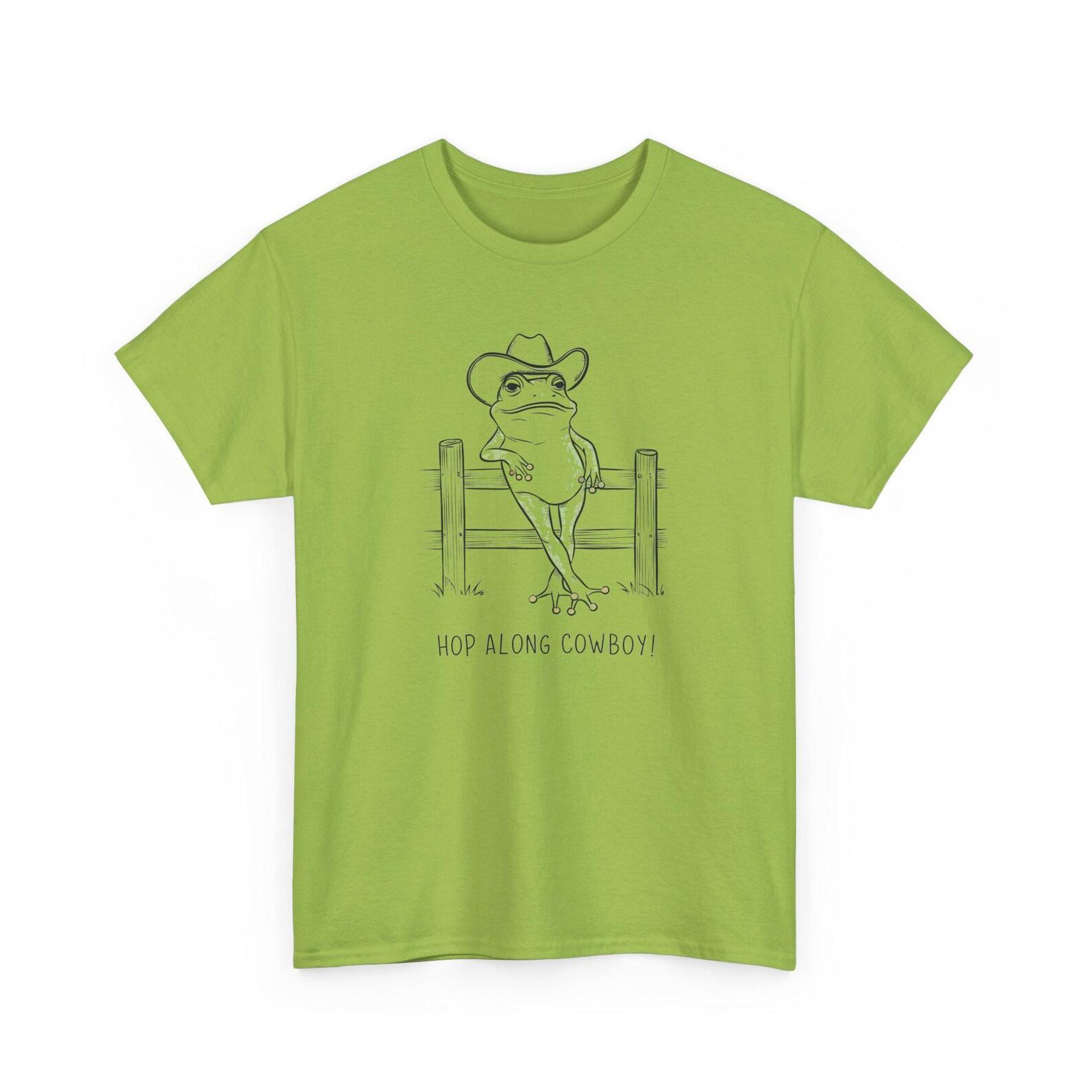 Hop Along Cowboy Gildan Unisex Heavy Cotton Tee 100