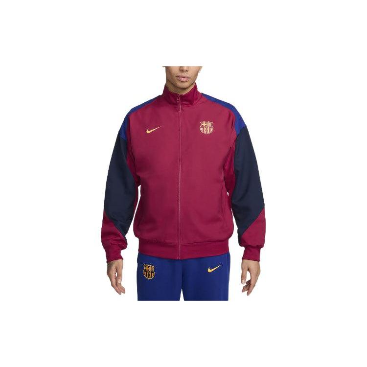 New Nike Fc Barcelona Strike Men's Nike Dri FIT Soccer Track Jacket FJ5427-620