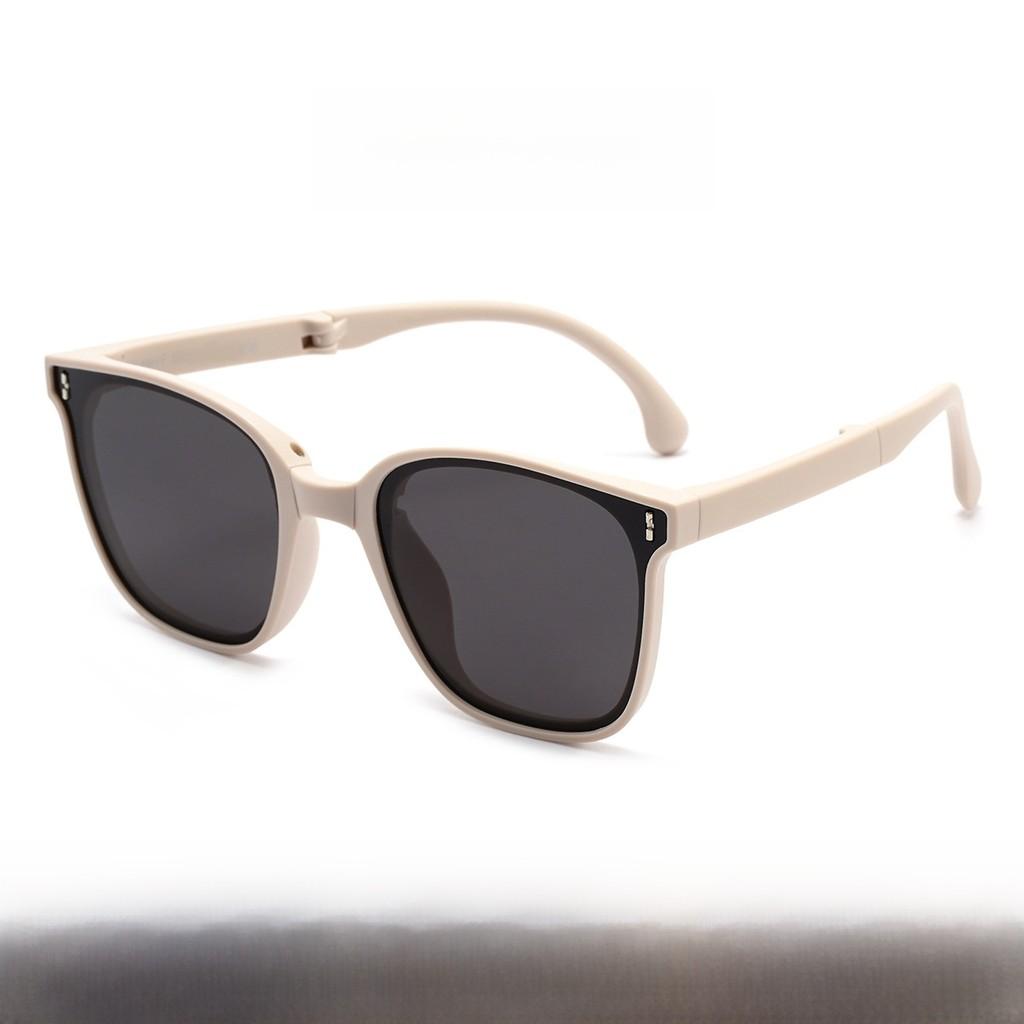 

Childrens Foldable Fashion Sunglasses With Polarized Uv400 For Outdoor Activities Ivory