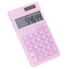 Calculators 8 Digit Solar Battery Dual Power Handheld Pocket Calculator with Large LCD Display Big