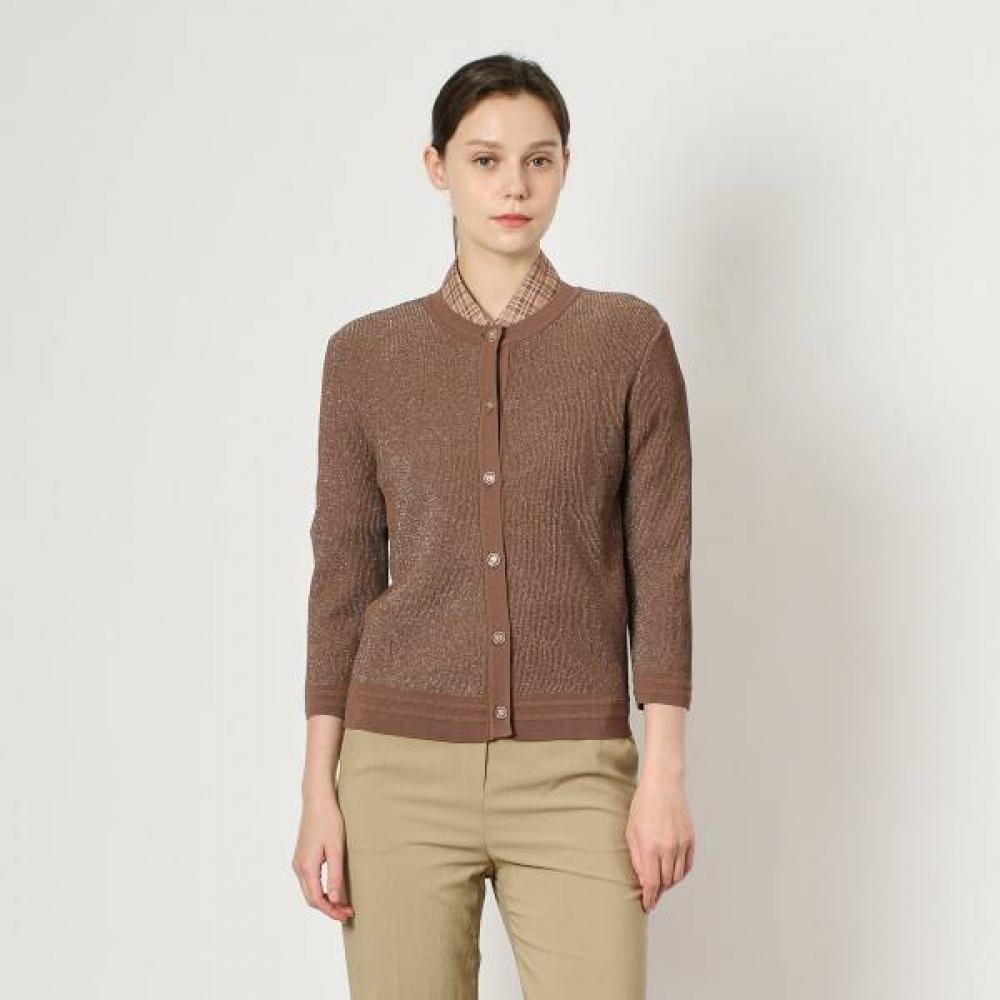 BCBG Кардиган из блестящей вязки B4f7k204 brown (74)/55