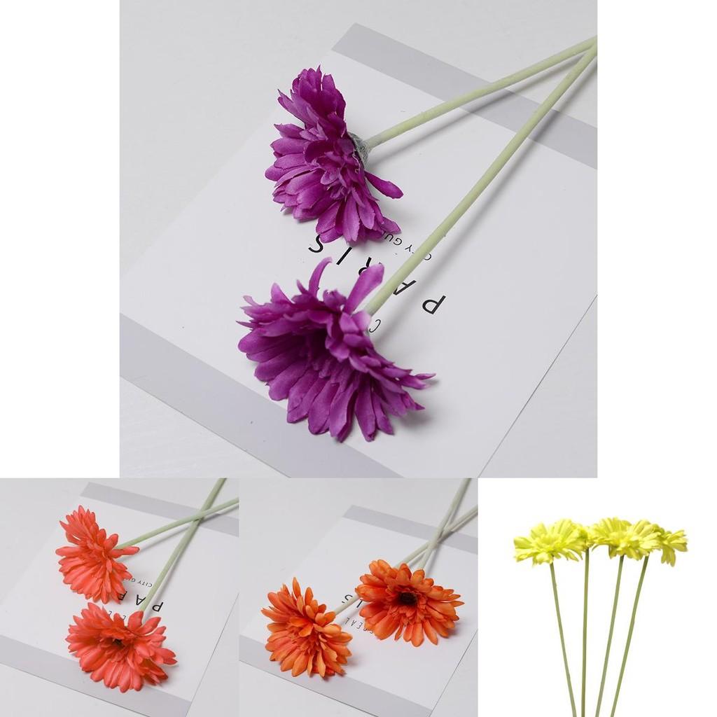 Daisy Fake Flower Home Decor With Silk Material For Living Space And Photography Props