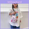 Toddler Kids Canvas Backpack With Waterproof Material And Cute Anime Pattern For Daily Kids