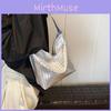 Solid Simple Color Woven Texture Women Large Capacity Tote Bag For Daily