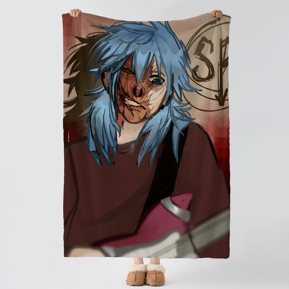 Game S-Sally Face-e Throw Thick Comfort Flannel Quilt, Multi-scene Use Indoor Outdoor Daily Nap