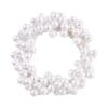 Woman Elegant Pearl Hair Ties Beads Girls Bow Scrunchies Rubber Hairbands Ponytail Holders Hair Accessories Elastic Hair Bands