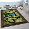 Nursery Road Carpet Playroom Rug Rectangle Traffic Play Mat Soft Road Rug Gift for Kids Room Non-Slip Kids Rug Car Road Rug