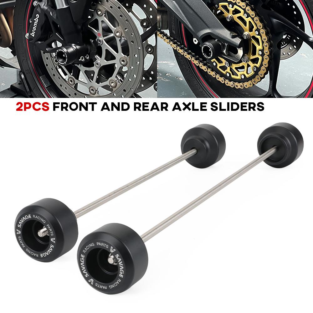Frame Slider Crash Pad For Street Triple 765 R S RS 2017-2026 765RS Motorcycle Protector Rear Front Wheel Axle Fork Crash Slider