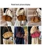 2025 Women's Suede Tote Bag - Large Capacity, Frosted Finish, Versatile Handbag for Autumn/Winter