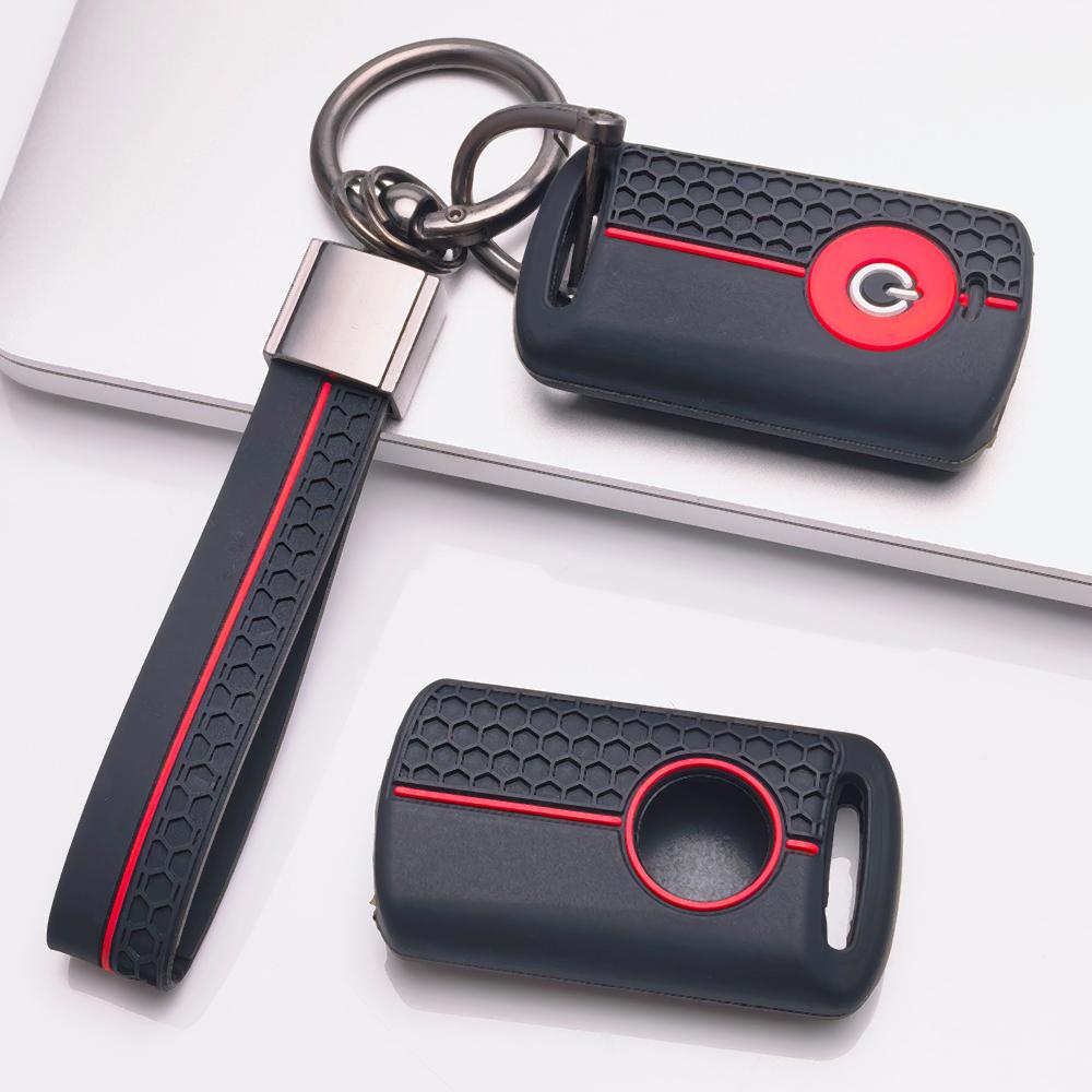 Key Holder Cover for YAMAHA Nmax XMax 125 250 309 300 400 Tricity NMAX 125 Tmax Tech Max with Keychain Anti-Scratch Surface Shockproof Structure
