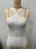 2025 European & American Sexy Halter Knit Tank Top - Slim Fit Women's Summer Fashion