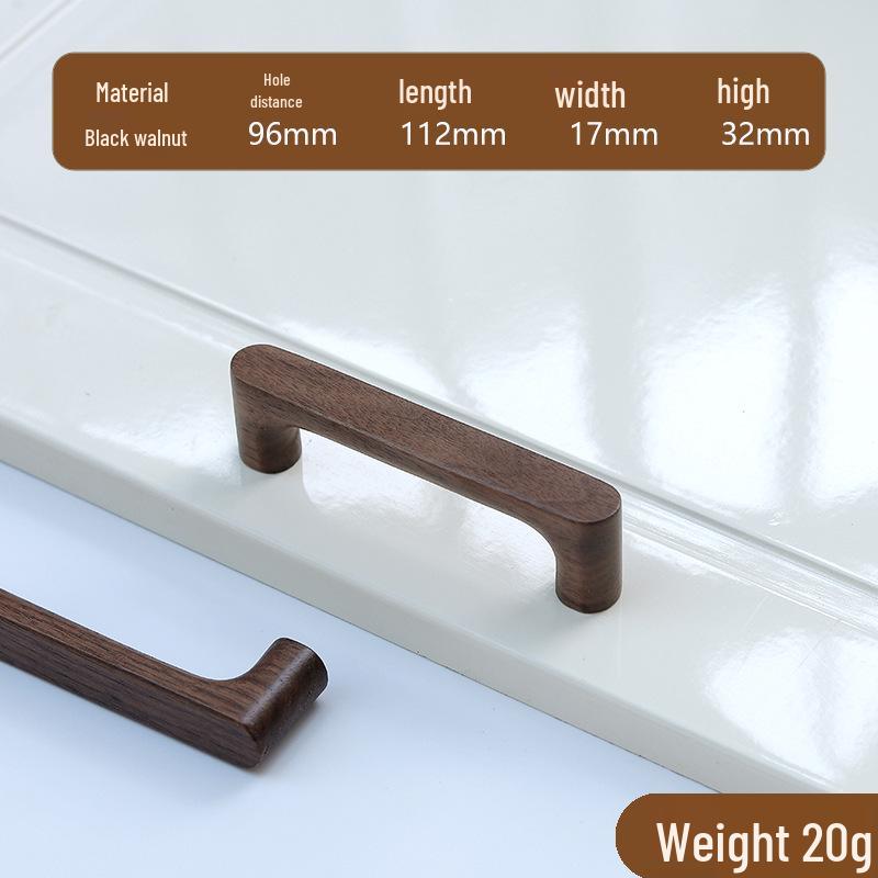 Solid Wood Drawer and Cabinet Handle - Children's Modern Style
