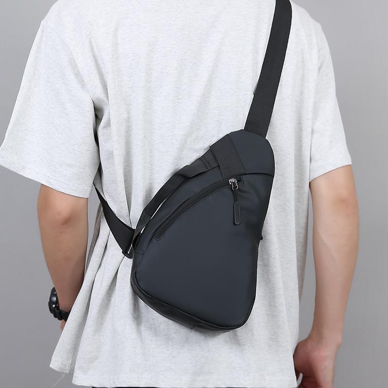 Unisex Crossbody Bag Adjustable Zip Casual Sling Shoulder Flap Bags Large Capacity Chest Bag Phone Bag
