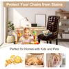 4 6 Pcs Tufted Stretch Dining Chair Covers Decorative Slipcover Protector For Home Hotel Restaurant