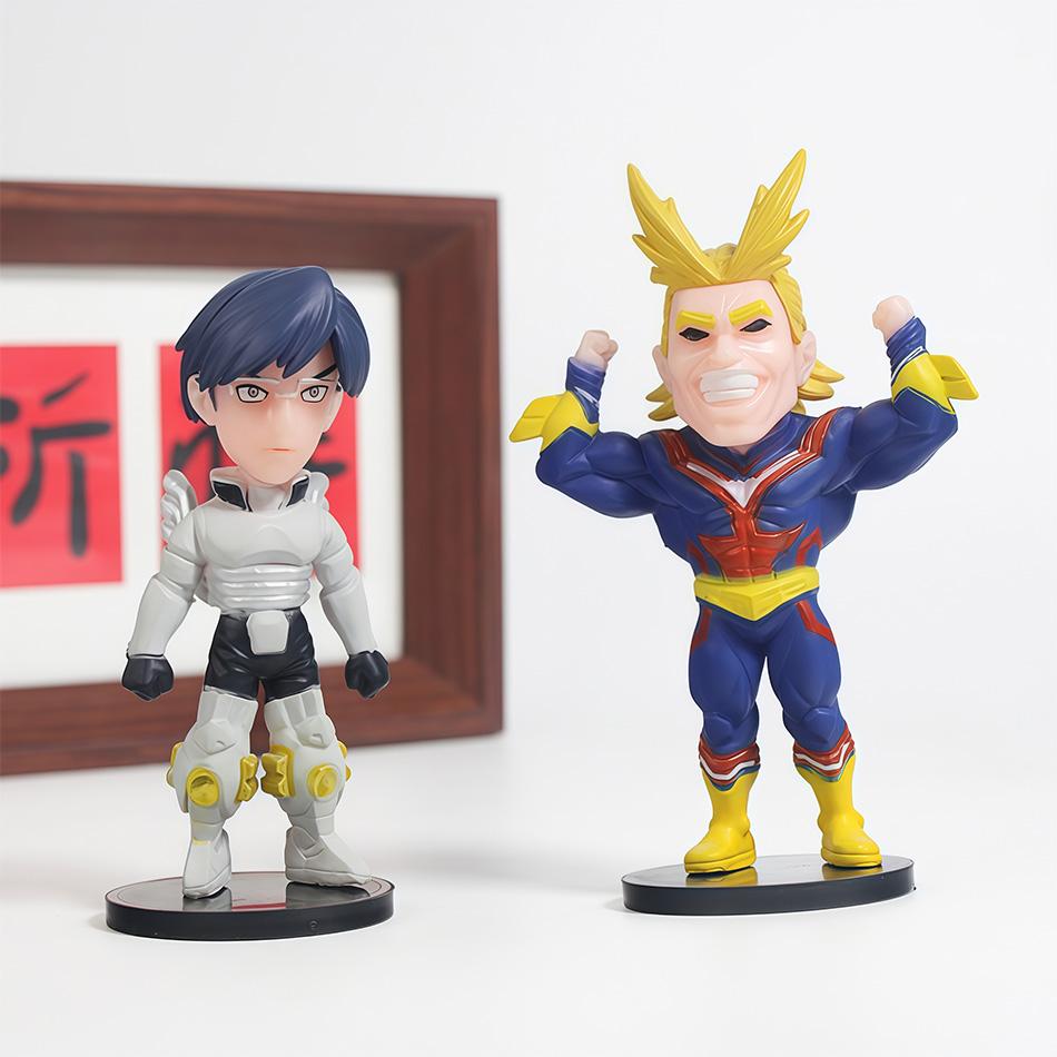 6Pcs/Set Anime My Hero Academia Action Figures Midoriya Izuku Bakugou Katsuki Todoroki Shouto Ochaco Uraraka Kirishima Model Toy