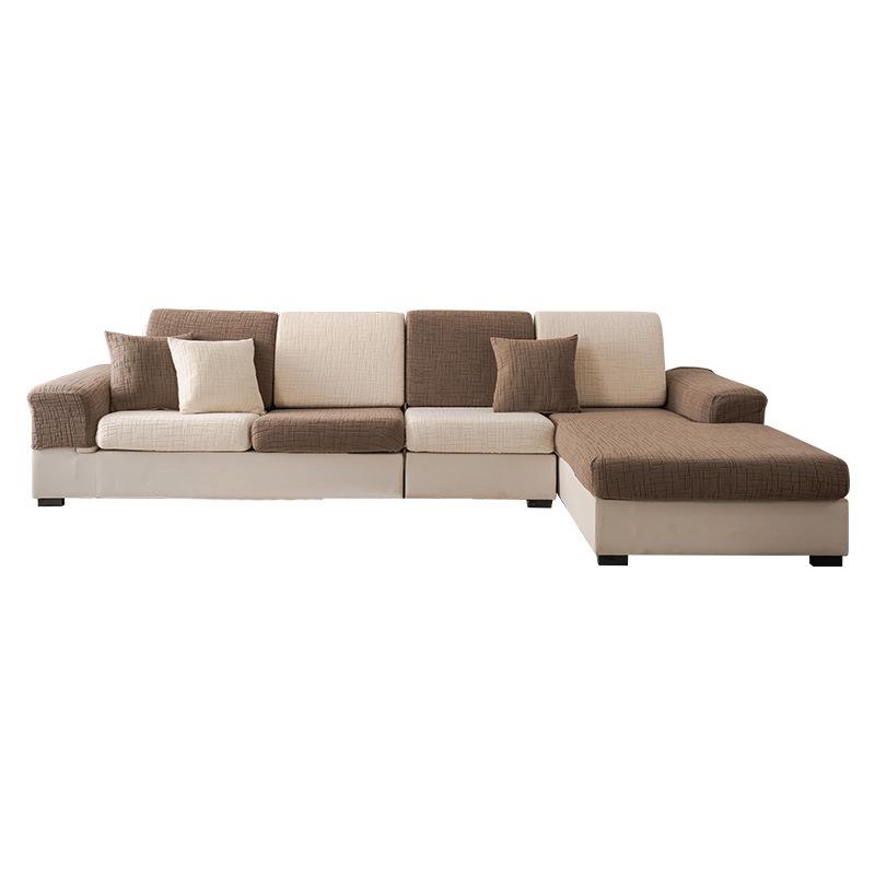 2025 Jacquard Velvet Stretch Sofa Slipcover - No Measurement Needed, Universal Fit, Fully Enclosed