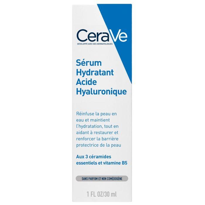 Sérum Hydratant - Cerave - Acide Hyaluronique - 30 ml - Tous Types de Peaux - Sans Parfum