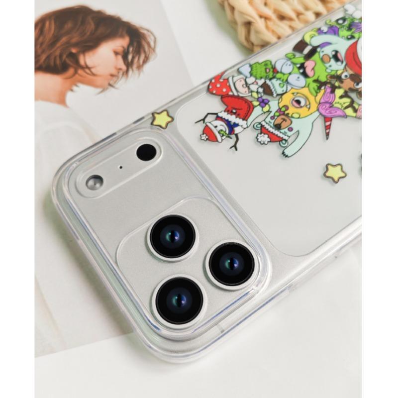 Christmas Tree Phone Case Suitable for IPhone 17 Promax Phone Case 16 Apple 15 Pro Transparent 14 European and American 13p
