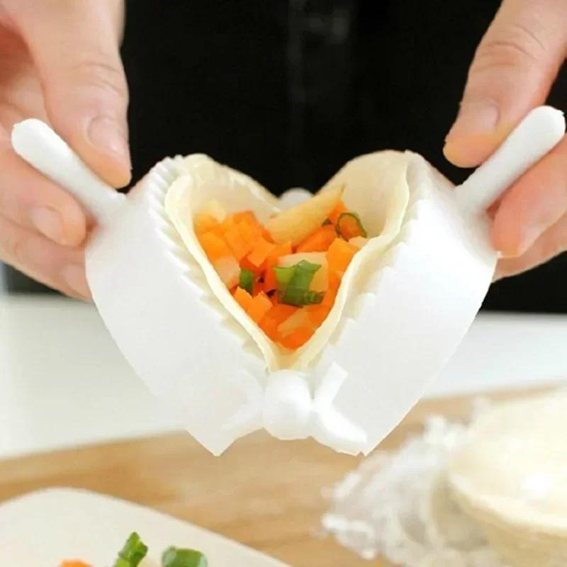 Set Dumpling Molds Press Ravioli Dough Pastry Pie Dumpling Maker Gyoza Mould Tool Easy Dumpling Mould Kitchen Tools