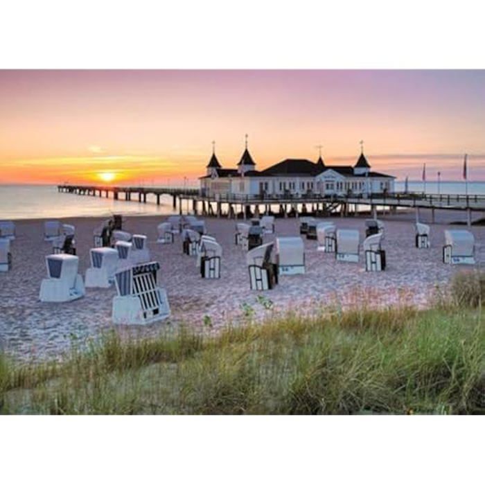 Puzzle - Ravensburger - Ostseebad Ahlbeck - 1000 Teile - 70 x 50 cm - Recyclingkarton