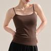 Women's Fashion Solid Color T-shirt Sleeveless Camisole