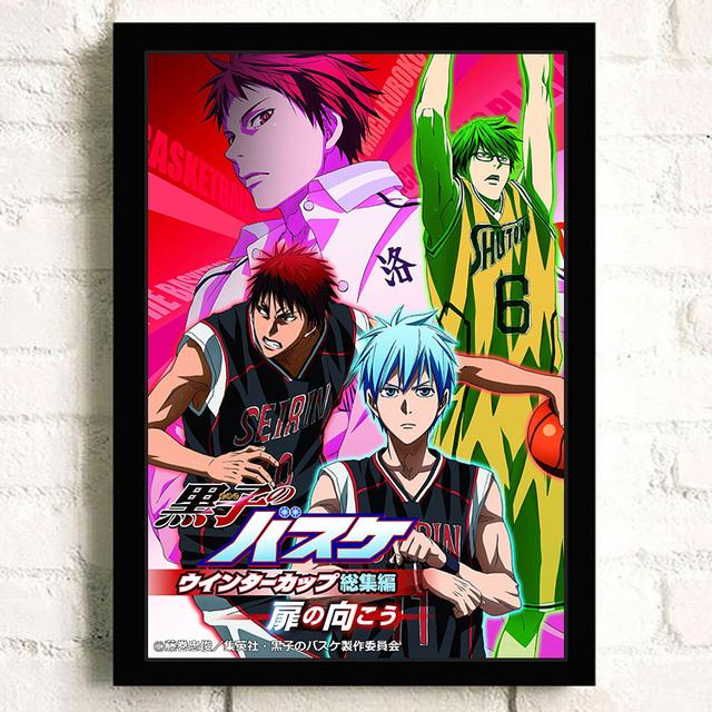 Poster di decorazione artistica per pittura a fumetti di basket dell'anime giapponese Kuroko