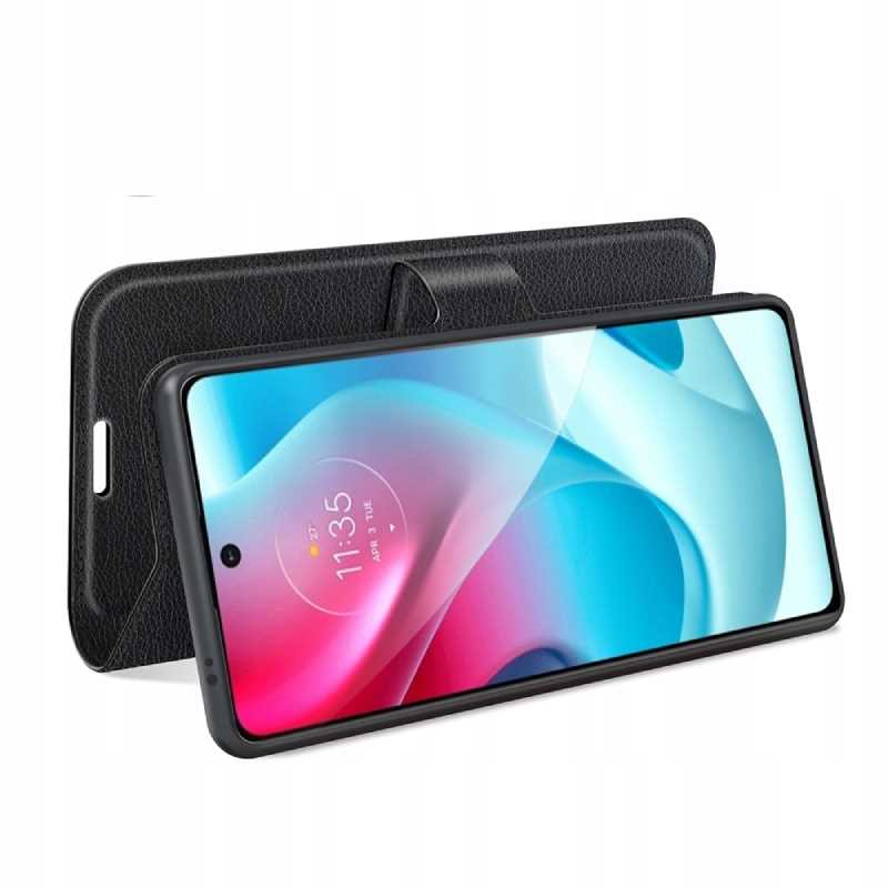 Litchi Moto G60S Czarny