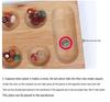 Pine Wood Gemstone Mancala Board: Educational Toy for Spatial Thinking
