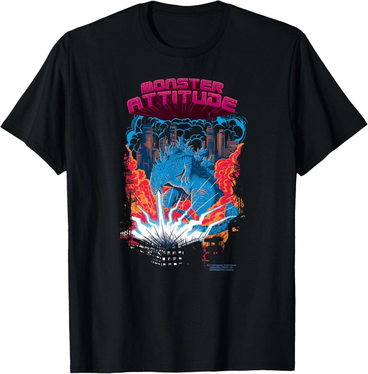

Godzilla vs. Kong Attitude - Officially Licensed Black Unisex-Adult T-Shirt XL