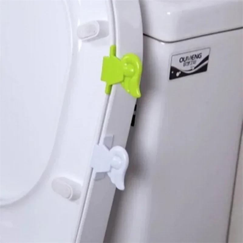 1Pcs Portable Hygienic Toilet Seat Lifter Toilet Seat Lift Handle for Easy Use (Random Colors) Bathroom Accessories