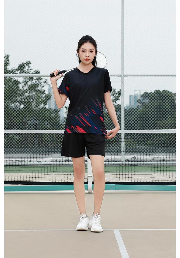 Unisex Quick-Dry Badminton & Tennis Training Shirt Set