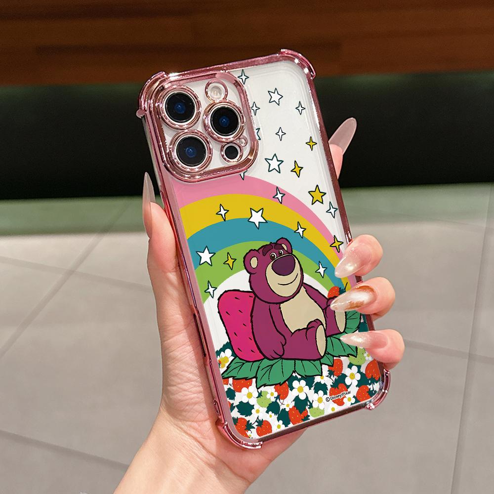 

Мультяшный чехол L-Lotsos Bear для Samsung Galaxy S26 S25 S24 S23 S22 S21 S20 FE Ultra Plus 5G, противоударный, прозрачный Galaxy S23+