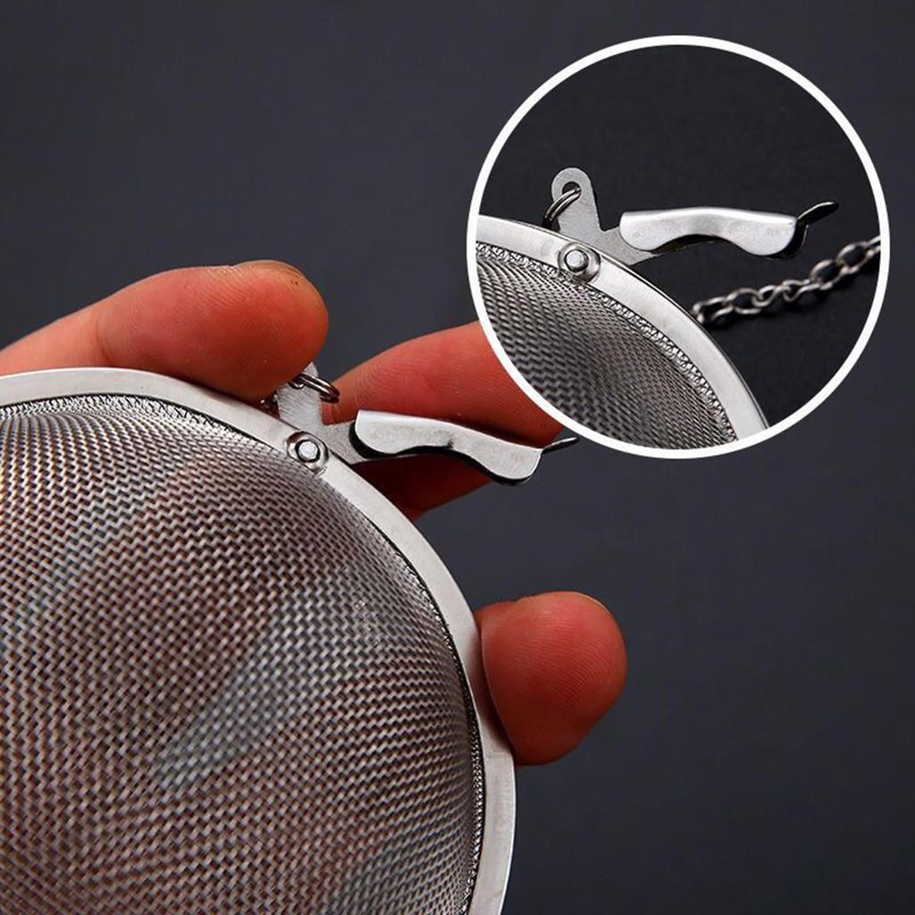 3-Piece Tea Strainer, Tea Infuser Ball, 304 Stainless Steel, for Brewing and Dashi, Heat-Resistant
