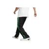 Puma Color Block Retro Sport Fitted Lace-Up Front Printed Splicing Knitted Sweatpants Men Bottoms Black 624393-01