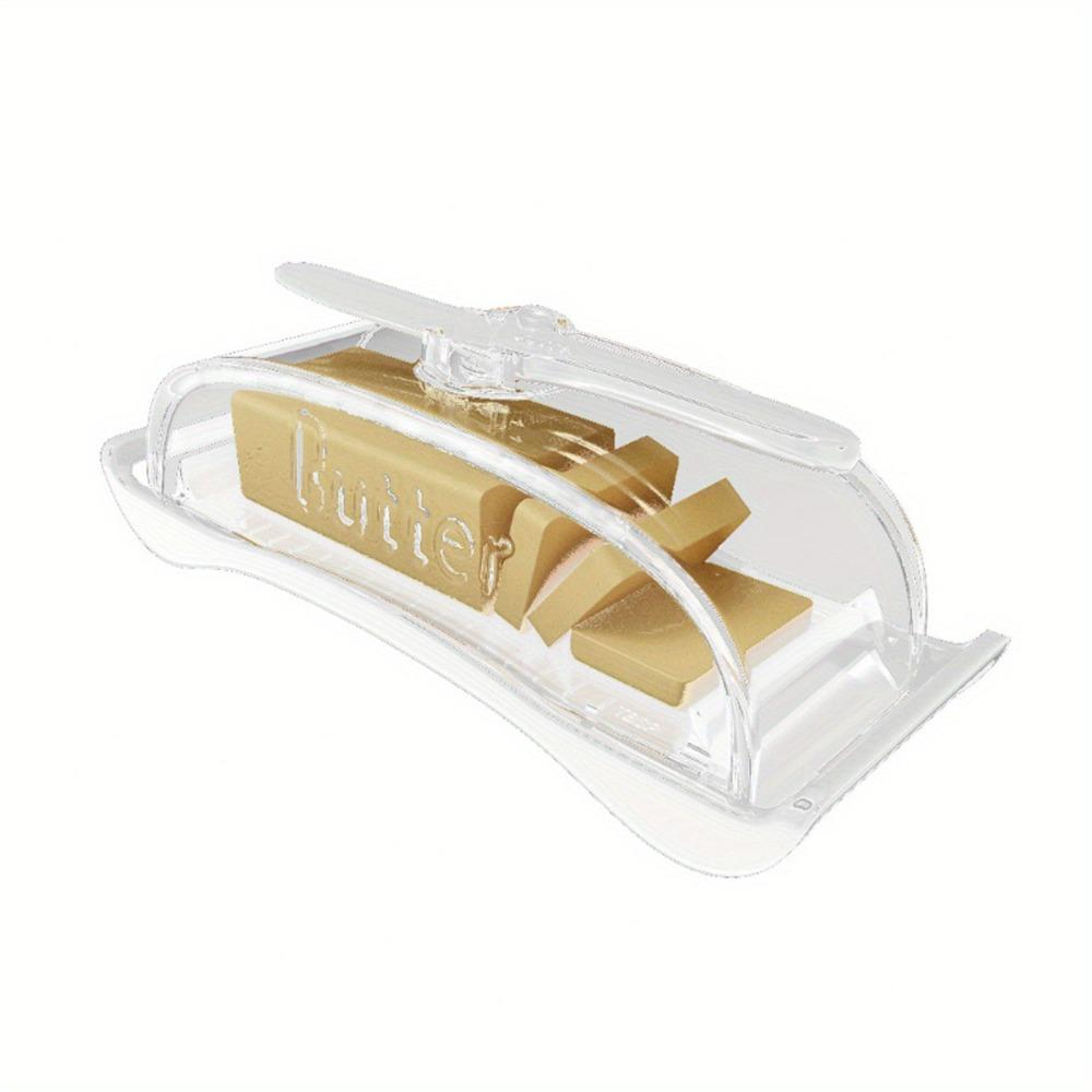 

ABS Butter Dish With Butter Knives Butter Tray Butter Container Cheese Storage Box Kitchen белый