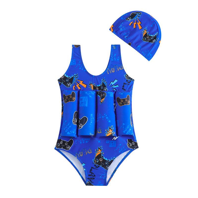 2024 Children's Buoyancy Swimsuit: Cute One-Piece for Boys & Girls