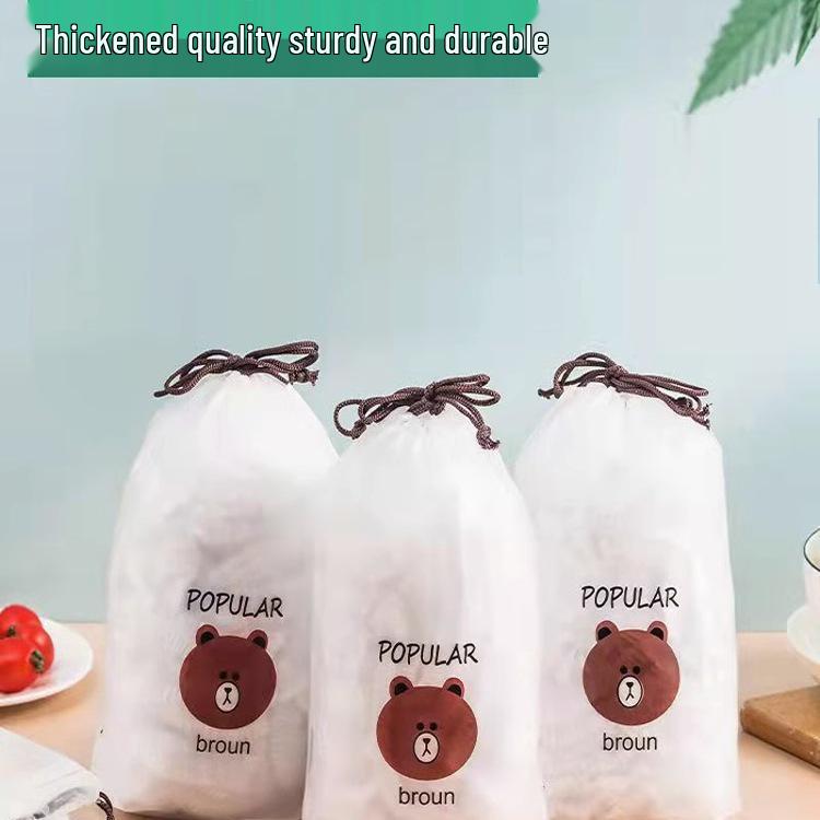 Food-Grade Elastic Cling Film Covers for Refrigerator and Vegetable Fresh-Keeping