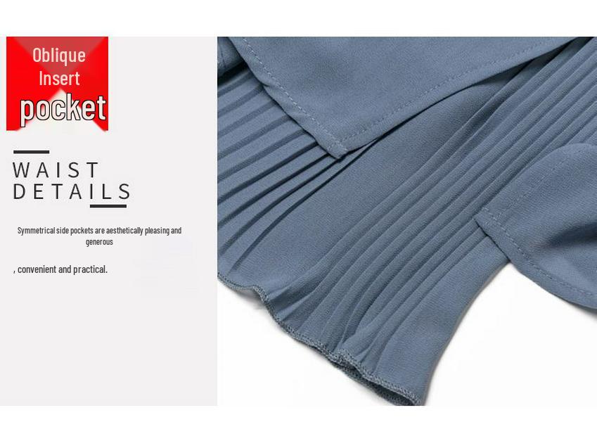 Chiffon High-Waisted Black Wide-Leg Cropped Pants for Women - Korean Style, Loose Fit, Slimming.