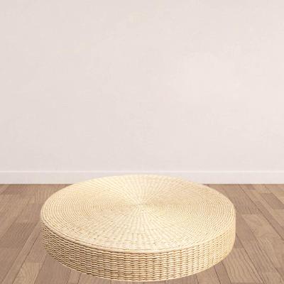 Cattail Floor Cushion Sitting Pad Comfortable Handmade Woven Meditation for Restaurant