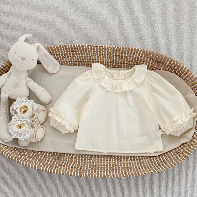 Baby Girl Leopard Print Skirt & Ruffled Shirt Set 80