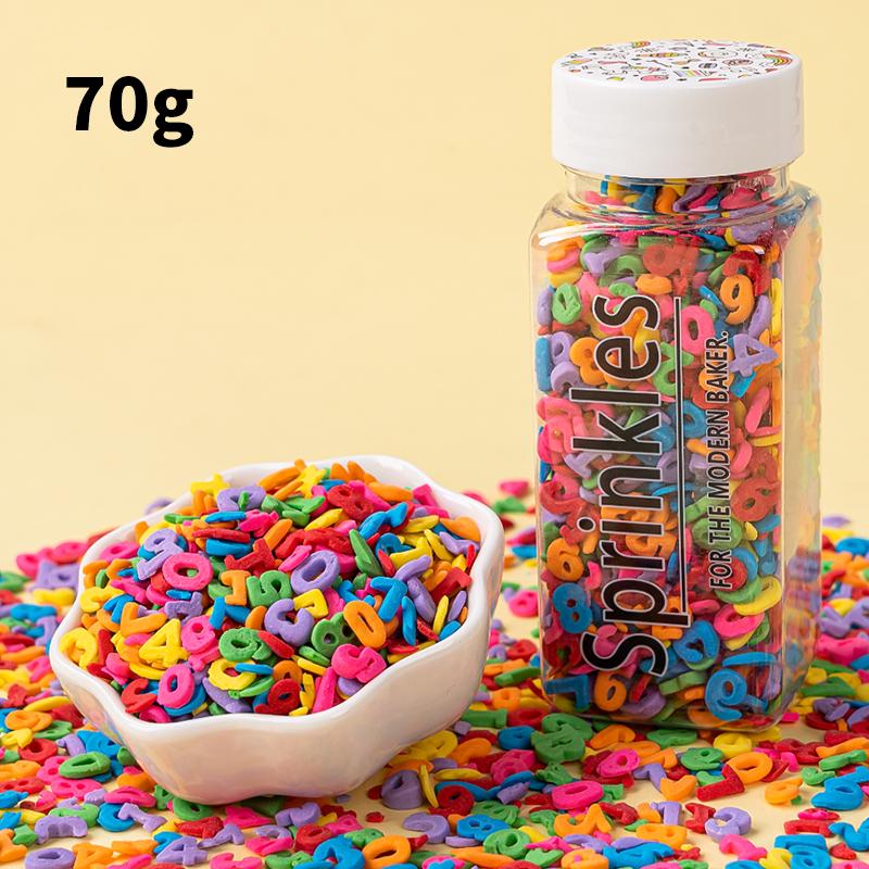 Bunte Zuckerformen: Herzen & Kurven zum Dekorieren von Kuchen, Desserts & Donuts