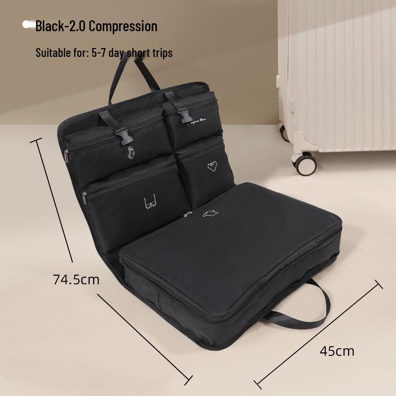 

Портативный органайзер для нижнего белья и одежды для путешествий 45x32x11 cm чёрный