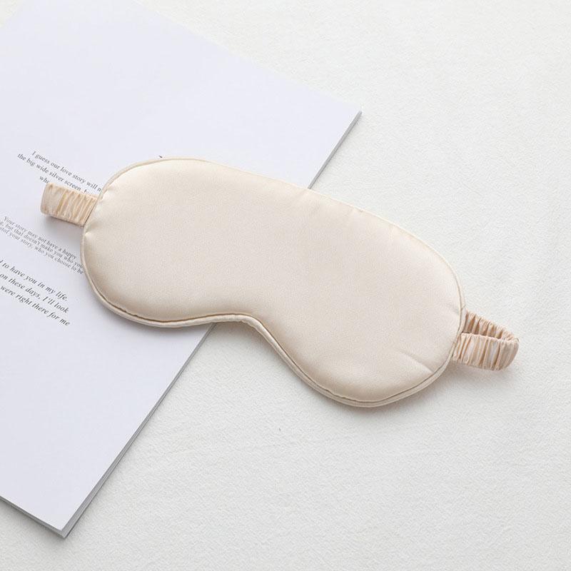 Shield Light Blindfolds Sleeping Eyepatch Double-Side Shading EyeShade Eye Mask Pure Silk