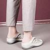 Neue weiche Leder-Flip-Flops mit rutschfestem Hohlmuster - Damenschuhe