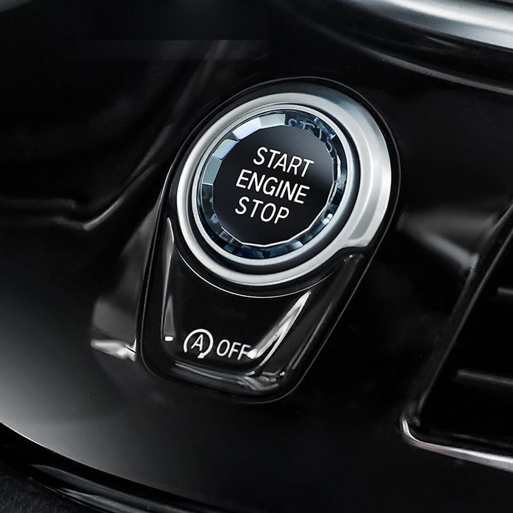Auto Kristall Start Stop Motor Push Button Schalter Abdeckung für BMW G Chassis 5 serie G30/ 6 7 serie GT G32 G12 G11/ X3 G01/ X4 G02